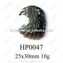 Hématite hawk head Pendants